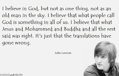 John Lennon quoted..